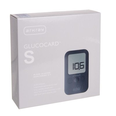 GLUCOCARD S, gliukometras, rinkinys