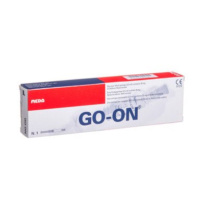 GO - ON, injekcinis tirpalas į sąnarį, 2.5 ml