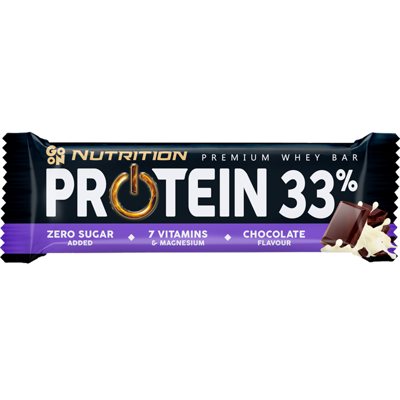 GO ON PROTEIN, 33% Chocolate, proteino batonėlis, 50 g