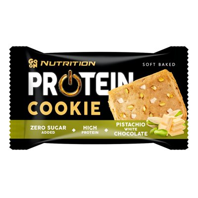 GO ON PROTEIN, Cookie Pistachio/Wh.Choco, sausainiai, 50 g
