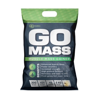 GO POWDERS GO MASS GAINERIS Masės augimo proteino kokteilis Vanilės skonio, 5 kg