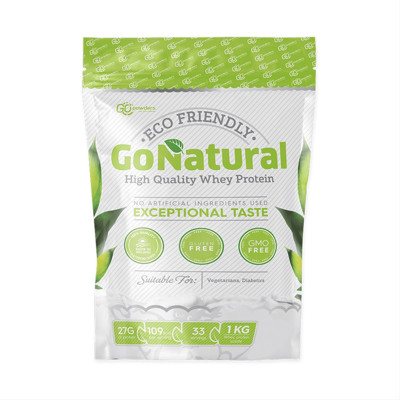 GO POWDERS GO NATURAL, proteinas, natūralaus skonio, 1 kg