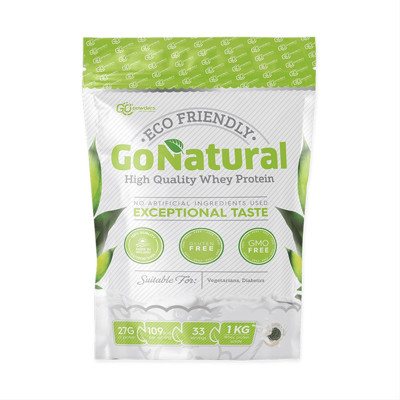 GO POWDERS GO NATURAL, proteinas, sausainių skonio, 1 kg
