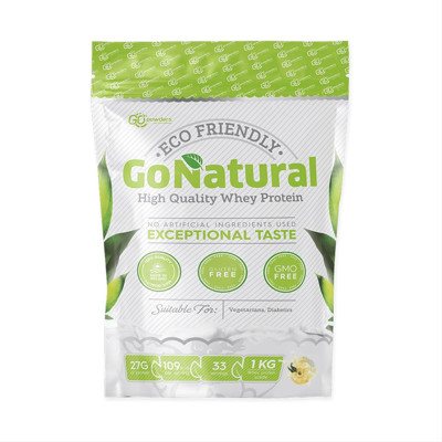 GO POWDERS GO NATURAL, proteinas, vanilės skonio, 1 kg