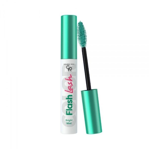 GOLDEN ROSE blakstienų tušas FLASH LASH, Nr. 01, Bright Mint, 9 ml