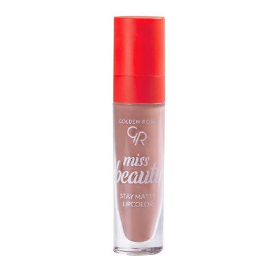 Golden Rose Miss Beauty Stay Matte Matiniai lūpų dažai Nr.01