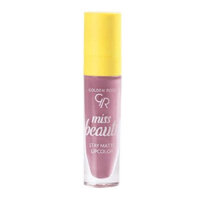 Golden Rose Miss Beauty Stay Matte Matiniai lūpų dažai Nr.04