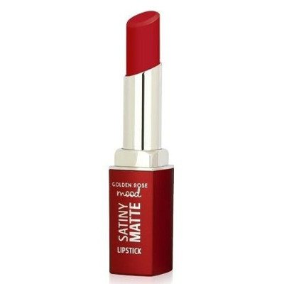 Golden Rose Mood Satiny matiniai lūpų dažai, Nr. 08 Candy Red, 3.5 g