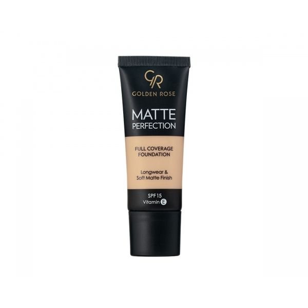 GOLDEN ROSE veido pudra MATTE PERFECT NATURAL, Nr. 04, 35 ml