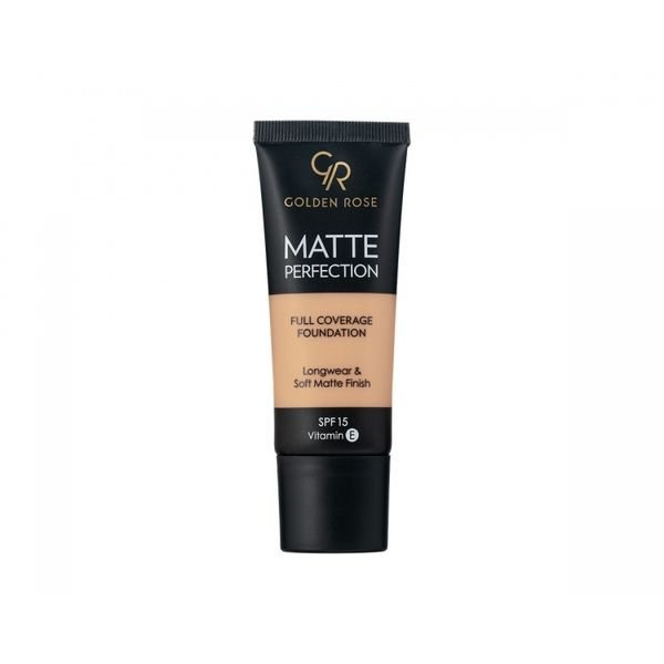 GOLDEN ROSE veido pudra MATTE PERFECT NATURAL, Nr. 07, 35 ml