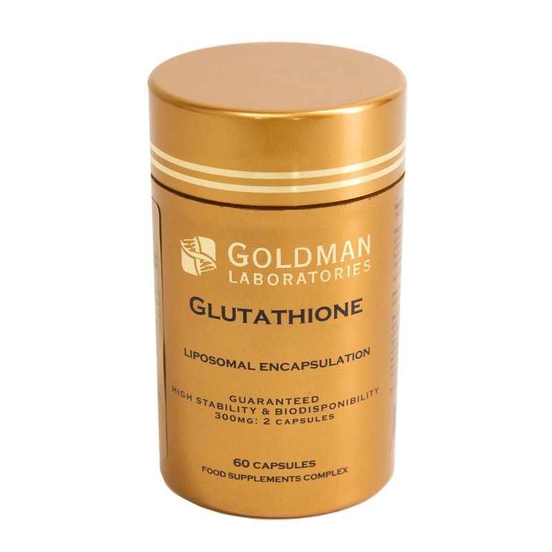 GOLDMAN LIPOSOMINIS GLUTATHIONE KAPSULĖS, N60