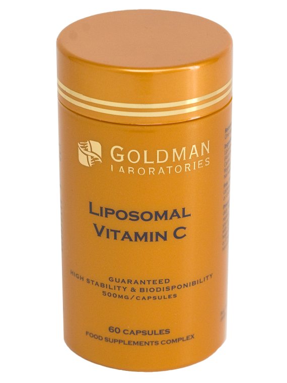 GOLDMAN LIPOSOMINIS VITAMINAS C 500MG KAPSULĖS, N60
