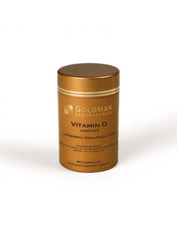 GOLDMAN LIPOSOMINIS VITAMINAS D 2000 TV KAPSULĖS, N60