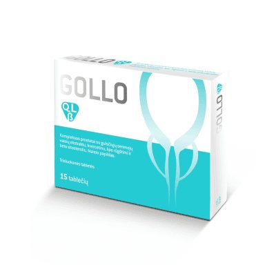 GOLLO kompleksas prostatai trisluoksnės tabletės N15