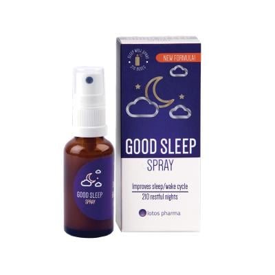 Good Sleep Spray. Maisto papildas su saldikliu., 30 ml