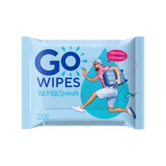 GOWIPES, Drėgnos servetėlės Refreshing, 20 vnt