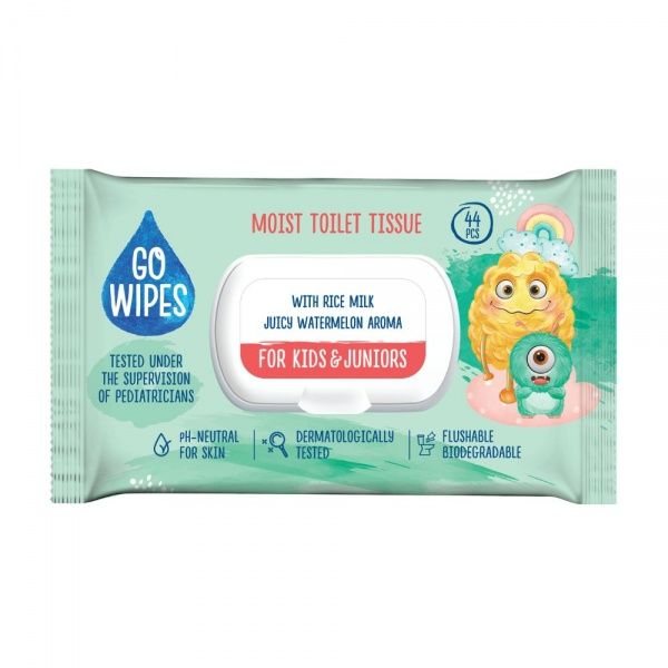 GOWIPES Kids&Juniors Drėgnas tualetinis popierius, N44
