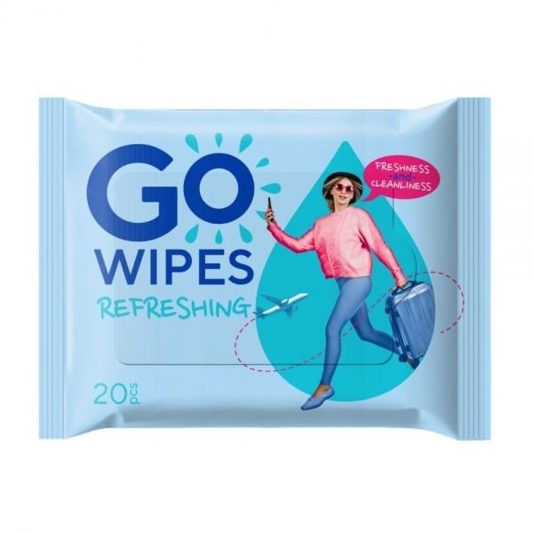 GOWIPES Refreshing Drėgnos servetėlės, N20, 1 pak.