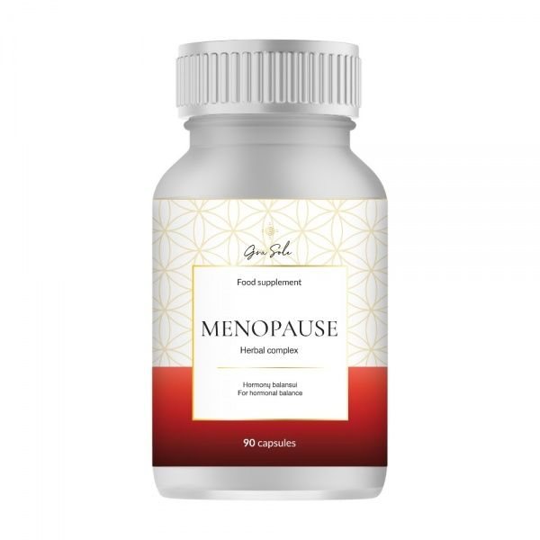 GRA SOLE maisto papildas MENOPAUSE, 90 kaps.