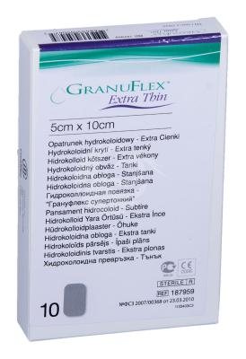GRANUFLEX EXTRA THIN HYDROCOLLOID BANDAGE N10 (CONVATEC)