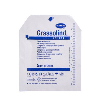 GRASSOLIND NEUTRAL, sterilus tvarstis, x 5 cm, 5 cm