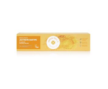 GREEN FEEL'S jautriems dantims su natūraliu ciberžolės ekstraktu dantų pasta, 100 ml