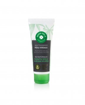 GREEN FEEL'S maitinamasis su kanapių al. pėdų kremas, 75 ml