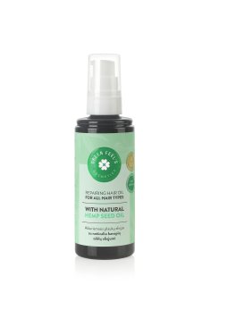 GREEN FEEL'S su kanapių aliej. atkuriamasis plaukų aliejus, 100 ml