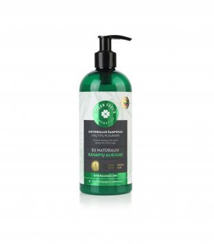 GREEN FEEL'S su kanapių sėklų aliejumi univers.plaukų šampūnas, 400 ml