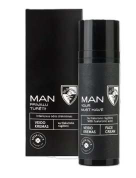 GREEN FEEL'S "Žalgiris" vyriškas veido kremas, 50 ml
