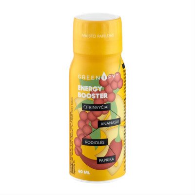 Greenify Energy Booster, adaptogenai, fizinei būklei palaikyti, N1, 60 ml