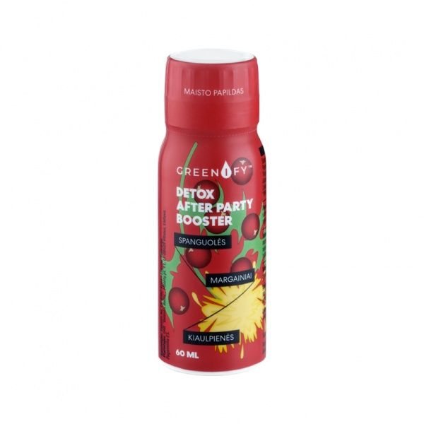 GREENIFY maisto papildas DETOX AFTER PARTY BOOSTER, 60 ml