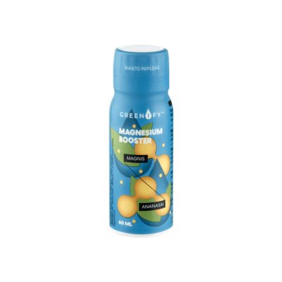 GREENIFY raumenims, nervų sistemai MAGNESIUM BOOSTER, 60 ml