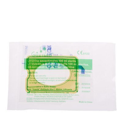 GREETMED, šlapimo surinktuvas, vaikiškas, sterilus, 100 ml