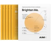 Greito poveikio skaistinanti veido kaukė AIMX BRIGHTEN ME, 5 vnt
