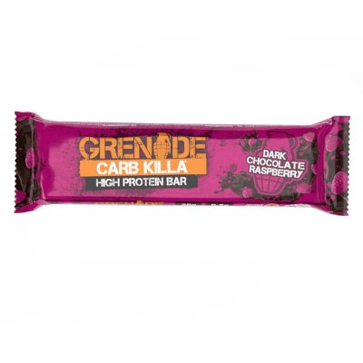 Grenade Carb Killa batonėlis juodojo šokolado su avietėmis skonio, 60 g