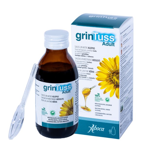 GRINTUSS sirupas ADULT, 180 g