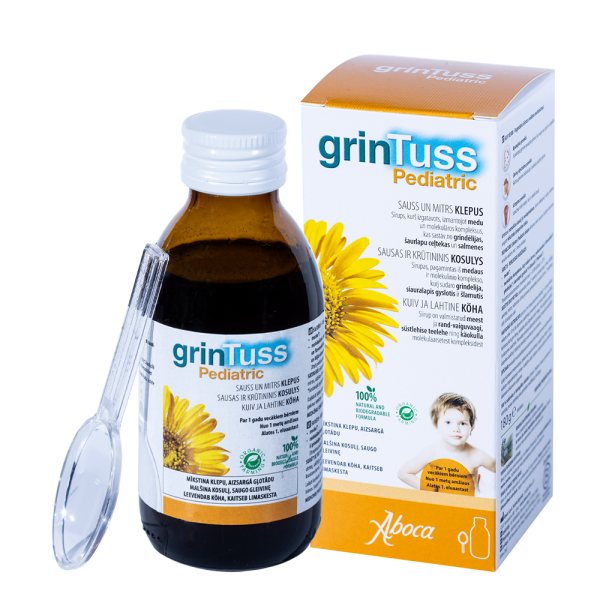 GRINTUSS sirupas PEDIATRIC, 180 g