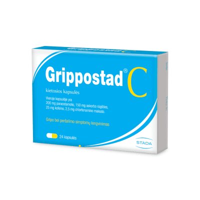 Grippostad C kietosios kapsulės N24