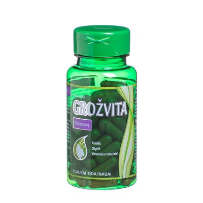 GROŽVITA, 80 kapsulių