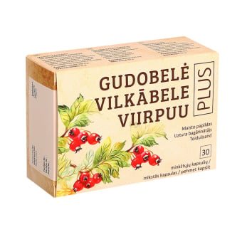 GUDOBELĖ PLUS, 30 minkštų kapsulių