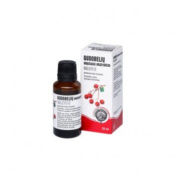 GUDOBELIŲ skystasis ekstraktas Valentis geriamieji lašai, 25 ml