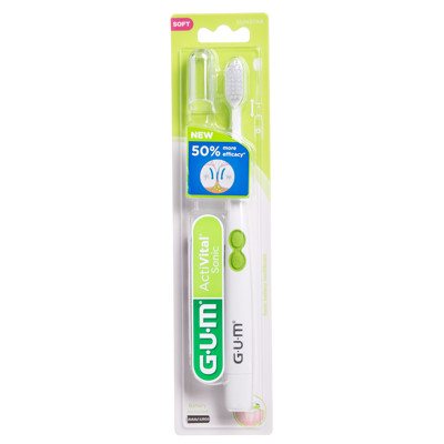 GUM 4100 ACTIVITAL SONIC, dantų šepetėlis su baterija
