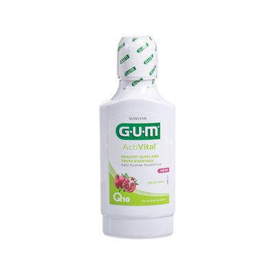 GUM ACTIVITAL, daugiafunkcinis burnos skalavimo skystis, 300 ml