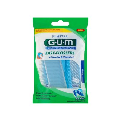 GUM dantų siūlai su laikikliu EASY FLOSSERS N30