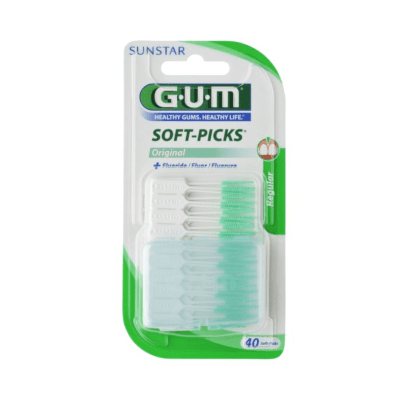GUM minkšti dantų krapštukai su fluoru SOFT PICKS N40