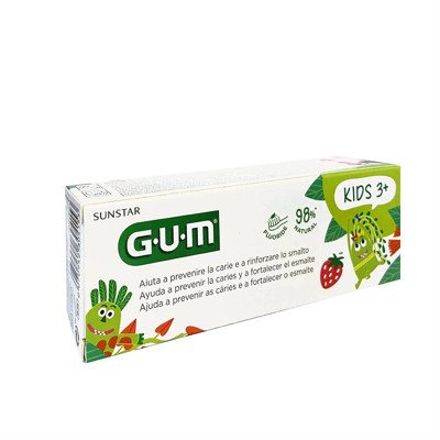 GUM PENGUIN KIDS, dantų pasta vaikams, braškių skonio, nuo ., 50 ml, 3 m