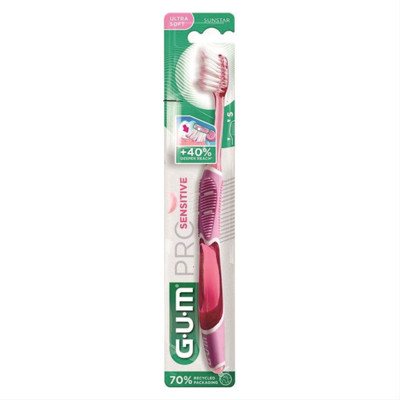 GUM PRO SENSITIVE (510) ULTRA SOFT, dantų šepetėlis, ypač minkštas