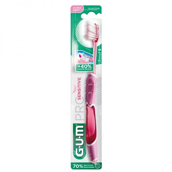GUM PRO SENSITIVE dantų šepetėlis ULTRA SOFT