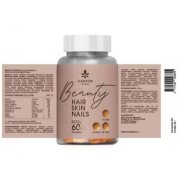 Guminukai grožiui BEAUTY HAIR SKIN NAILS, 60 vnt